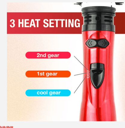 3-in-1 Hot Air Styler And Rotating Hair Dryer